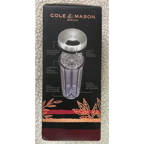 Cole & Mason Saunderton Spice Cylinder Empty New - Picture 4 of 5